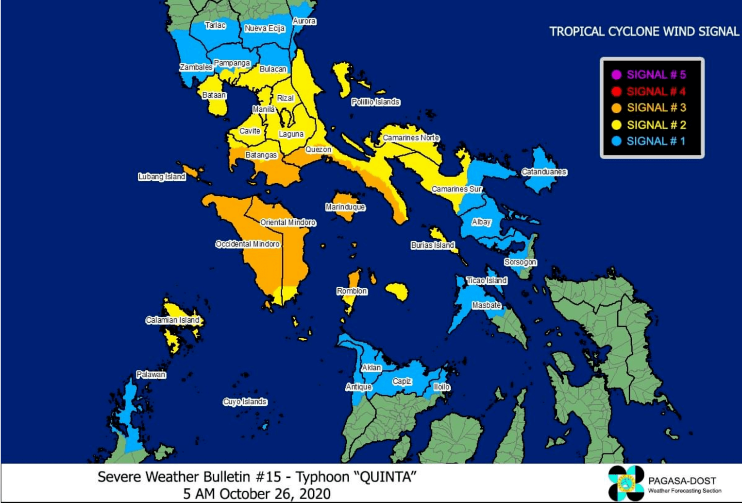 #WalangPasok: List of class and work suspensions for Monday, October 26, 2020